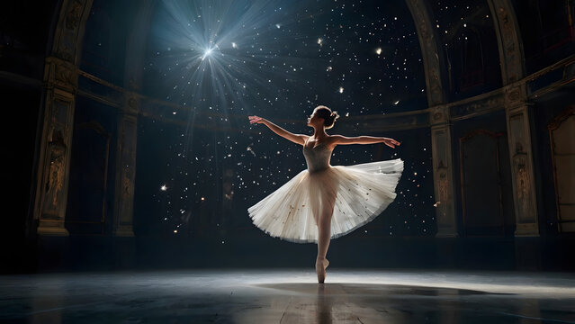 young woman dancing
