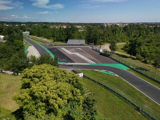 Fototapeta premium Aerial viev of Monza Racing Circuit