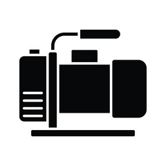 Fototapeta premium Electric Motor Vacuum Pump Icon Design Template Simple