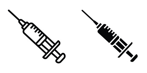 Syringe icon design illustration drawings © Ro