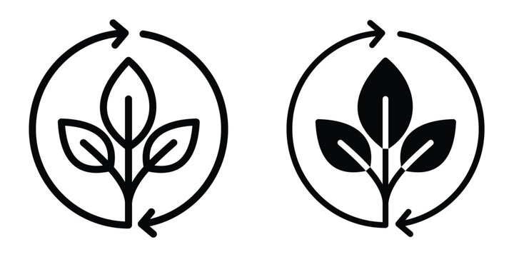 Sustainable icon design illustration drawings