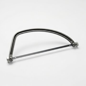 Hacksaw With Replacement Blade Isolated on White Background