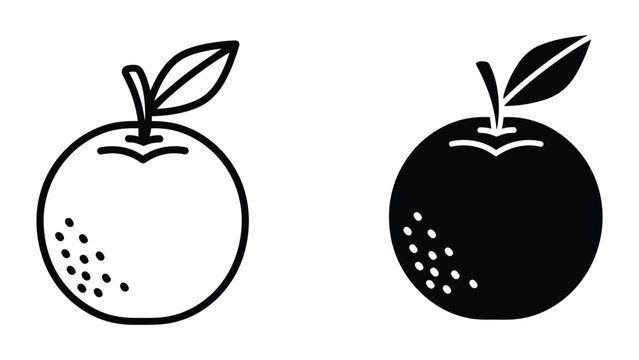 Two apples with different skin textures side by side