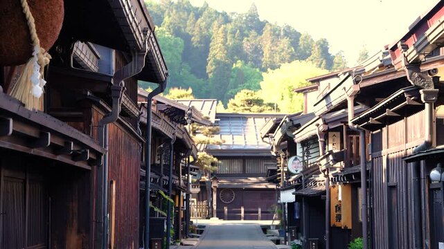 岐阜県・飛騨高山の古い町並み