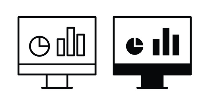 Dashboard icon for mobile apps and websites.