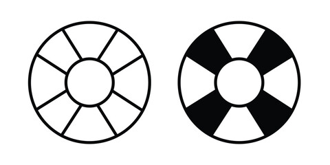 Life buoy icon for mobile apps and websites. © Rajes
