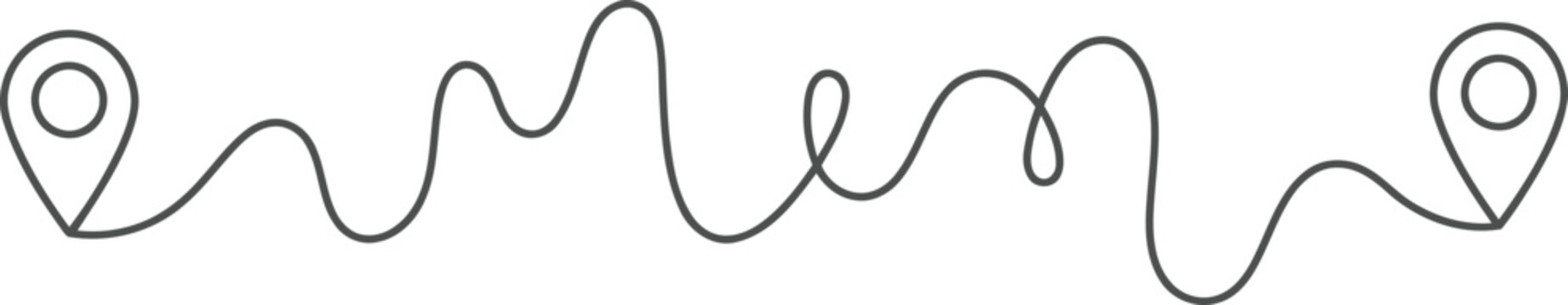 Minimalist Destination Vector Illustration