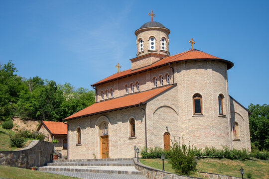 Orthodox church of monastery in Malo Srediste, Serbia