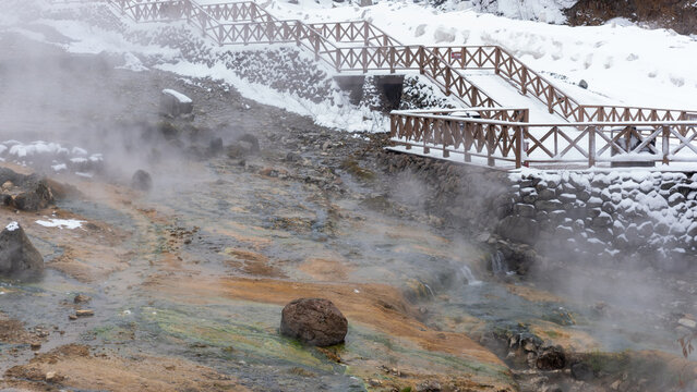 Changbai Mountain hot spring