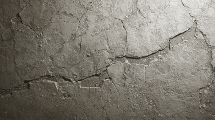 Obraz premium Textured neutral charcoal gray cracked concrete background, modern industrial aesthetic design for professional brand identity, architectural advertising, and high-end minimalist product photography