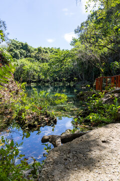 The Laguna Dudu Located in Duarte Province, Dominican Republic