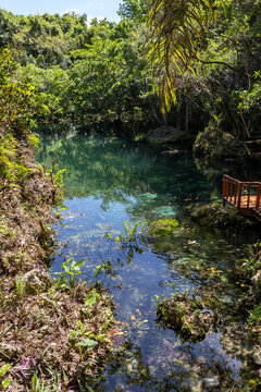 The Laguna Dudu Located in Duarte Province, Dominican Republic