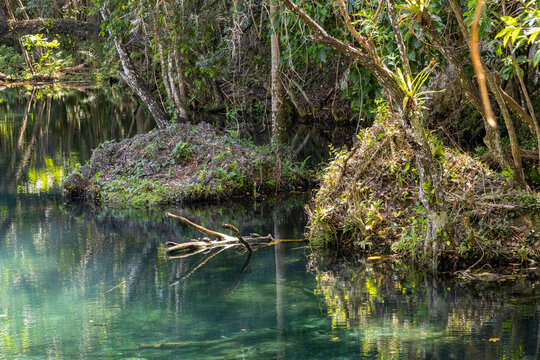 The Laguna Dudu Located in Duarte Province, Dominican Republic