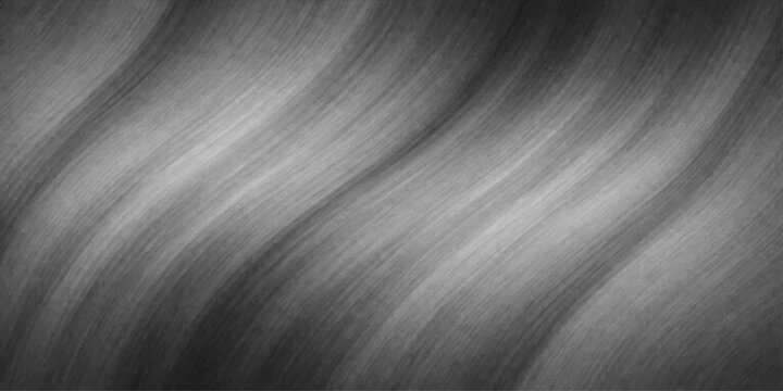 A shiny brushed silver metal texture with a circular pattern reminiscent of a black and white industrial vinyl record disc