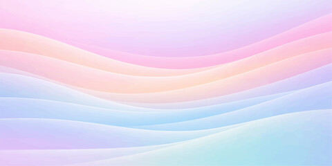 Fototapeta premium An abstract colorful background featuring soft waves of blue, pink, and yellow light creates a vibrant vector pattern with motion blur and smooth curves for a modern design wallpaper