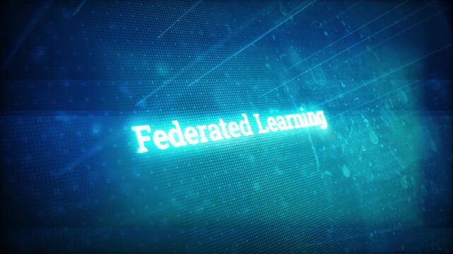  Federated Learning on digital screen message on computer screen