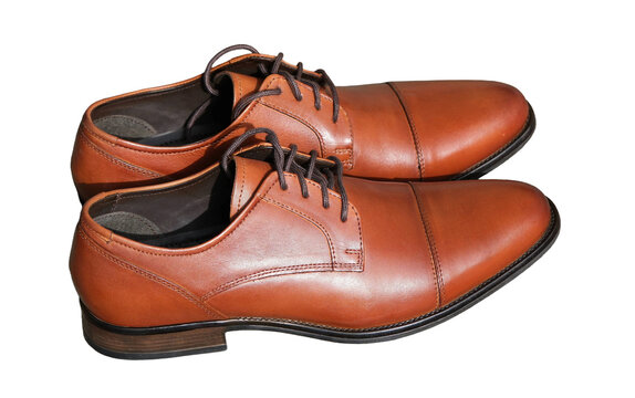 Isolierte Herren Leder Schuhe Marke VARESE, brauner Business Schn&uuml;rschuh, Z&uuml;rich 17.05.2026