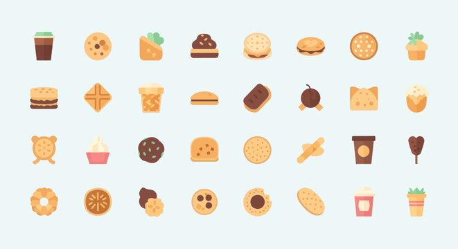Assortment of delicious baked goods and treats