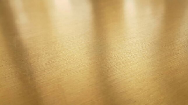 Gold metallic texture background with reflective surface and smooth finish for design projects