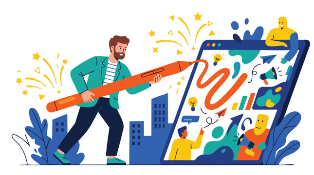 Creative Art Director Executing High-Impact Digital Marketing Strategy and Brand Development for B2B Growth