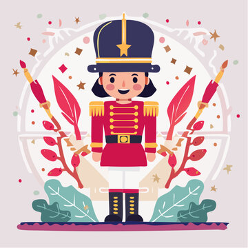 Nutcracker Soldier Illustration