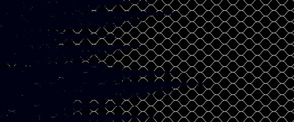 Net texture pattern on white background. Net texture pattern for backdrop and wallpaper. Realistic net pattern with black squares. Geometric background, vector Eps10 © Faisol