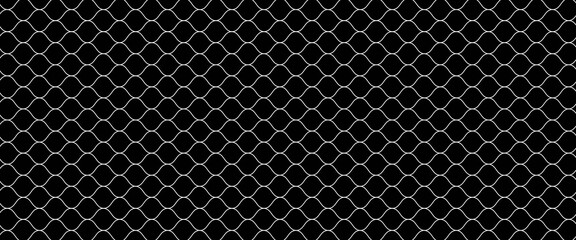 Net texture pattern on white background. Net texture pattern for backdrop and wallpaper. Realistic net pattern with black squares. Geometric background, vector Eps10 © Faisol