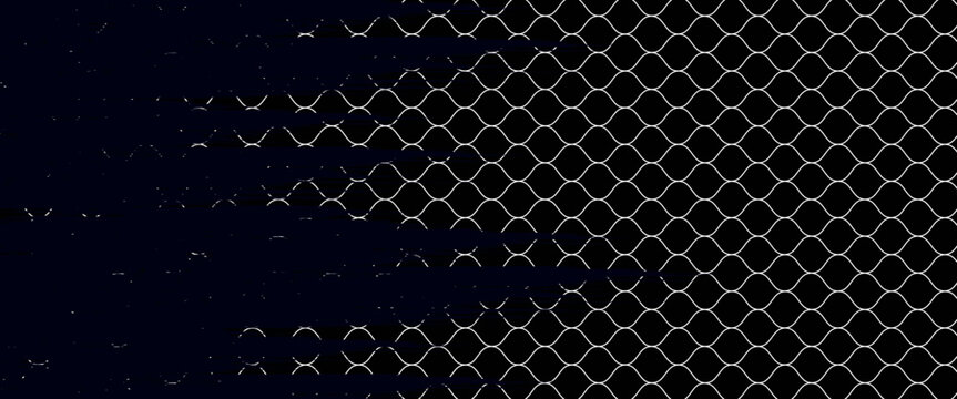 Net texture pattern on white background. Net texture pattern for backdrop and wallpaper. Realistic net pattern with black squares. Geometric background, vector Eps10