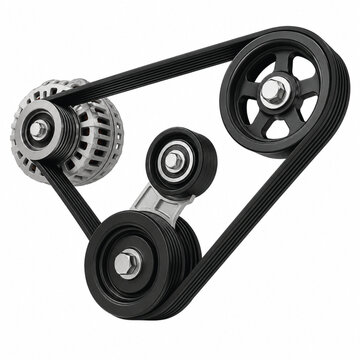 engine belt icon white background.eps