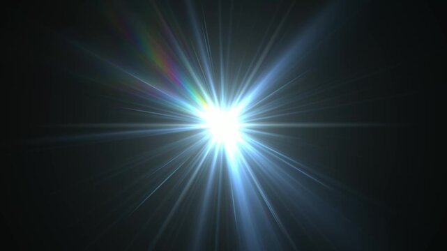 optical sun the bright flash. White glowing light explodes on a transparent background. Transparent shining sun, bright flash. Vector sparkles