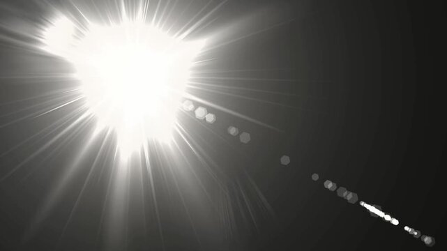 optical sun the bright flash. White glowing light explodes on a transparent background. Transparent shining sun, bright flash. Vector sparkles