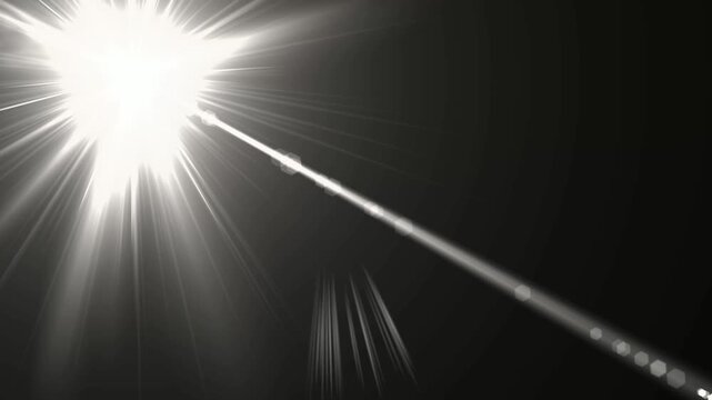 optical sun the bright flash. White glowing light explodes on a transparent background. Transparent shining sun, bright flash. Vector sparkles