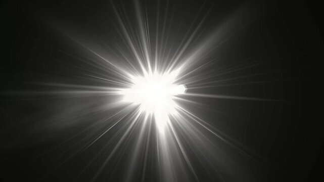 optical sun the bright flash. White glowing light explodes on a transparent background. Transparent shining sun, bright flash. Vector sparkles