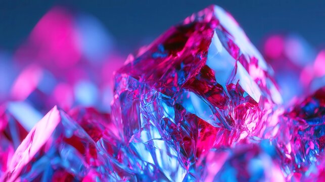 Glowing Rare Earth Elements Crystals in Futuristic Lab Setting, Detailed Mineral Textures, Atmosphere of Scientific Discovery, Advanced Materials Exploration