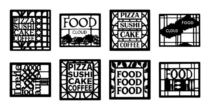 Set of colorful pixel art icons and patterns - Bright and varied pixel art collection including icons, patterns, and abstract shapes in a grid layout for digital design use.