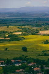Naklejka premium landscape in the mountains