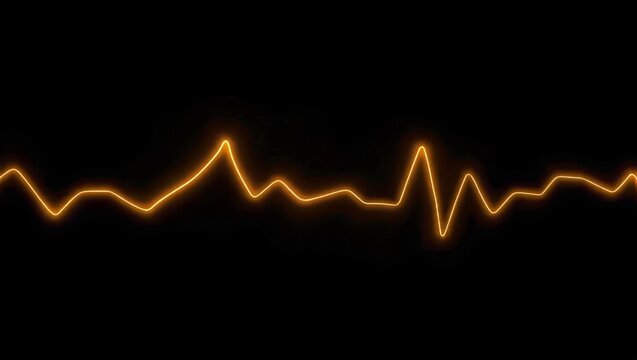 Electricity fluctuation concept minimal glowing line for energy business visuals