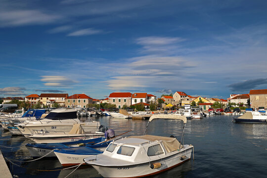 Zablace, Croatia, 30. Mai 2025: Boat station in Zablace,Croatia.