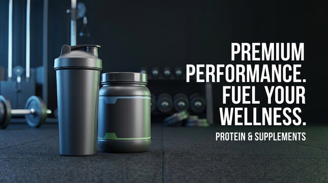 Sports nutrition supplements for fitness and wellness