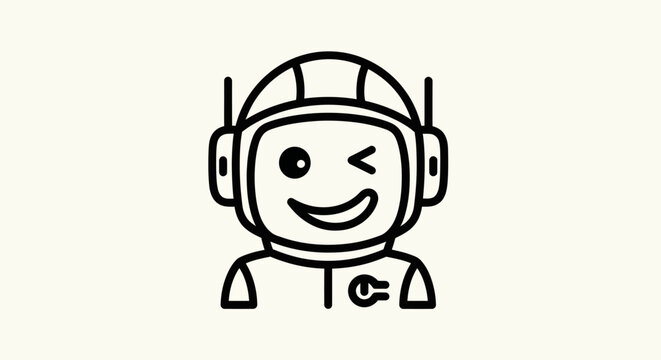 Astronaut icon vector illustration