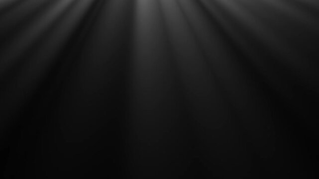 Ethereal Volumetric Sunlight Beams Shining Down in Dark Room
