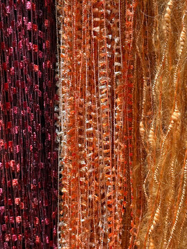 Colorful beads beautifully stringed together