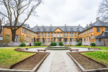 Obraz premium Royal Residence Stiftsgarden in Trondheim, Norway. It is one of the largest wooden buildings in Northern Europe
