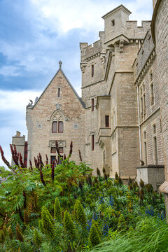 Chateau d Abbadie, Neogothic Castle on the Cliffs of Hendaye, French Basque Country