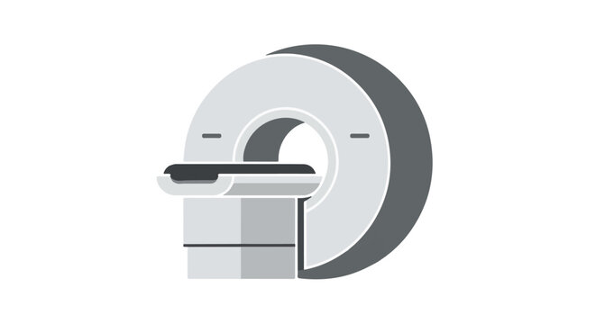 MRI machine, medical imaging device, hospital equipment, nobody