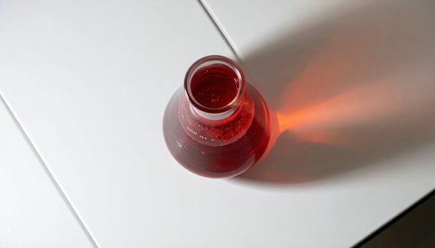 Sealed glass ampoule containing deep reddish-brown liquid bromine, a hazardous chemical substance for laboratory use.