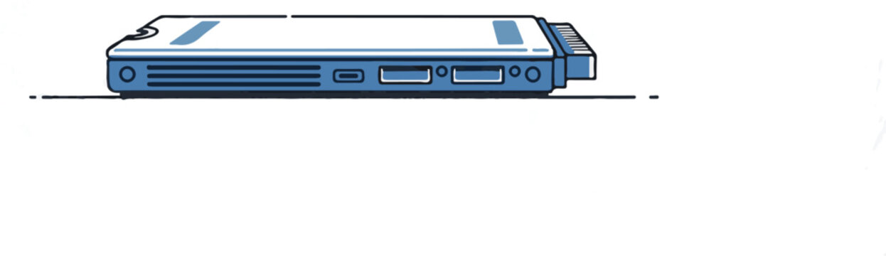 Modern blue passenger train moving fast with motion blur on tracks in daylight