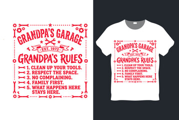 Fototapeta premium Legendary Grandpa Club Vintage Typography Graphic