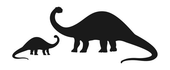 dinosaurs silhouette © Adel