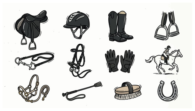 Equestrian Riding Horse Equipment.